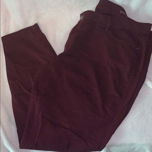 Ox blood jeggings - Picture 1 of 3